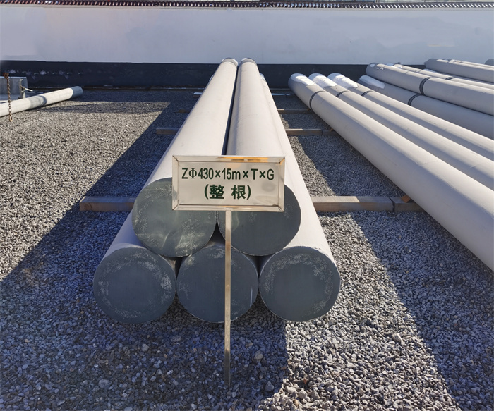 大理430×15米×T×G终端电线杆